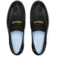 Mocasini pentru Barbati - Mocasini Versace Leather Loafers BLACK-VERSACE GOLD Barbati (BM 18428482) - B-mall.ro
