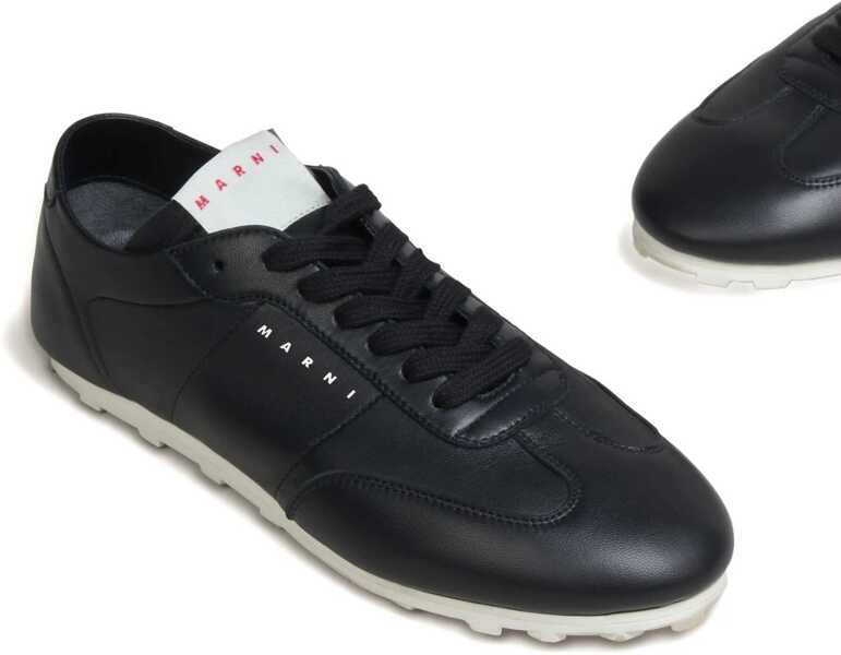 Sneakers Marni Softy Soccer Sneakers BLACK Femei (BM 18428497) 4