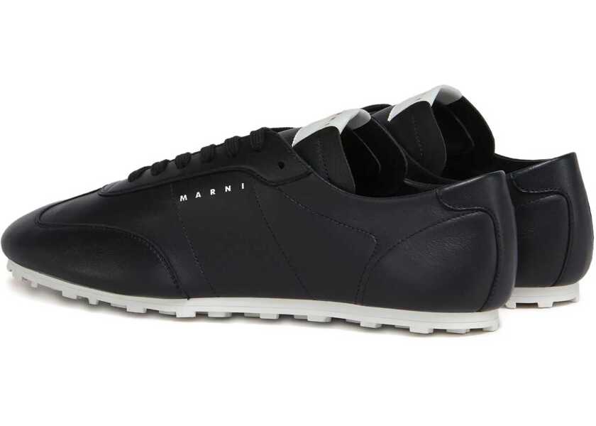 Sneakers Marni Softy Soccer Sneakers BLACK Barbati (BM 18428503) 3