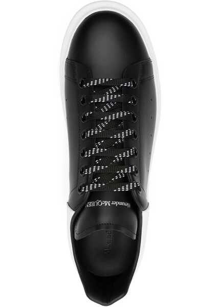 Sneakers Alexander McQueen Leather Sneakers BLACK/WHITE Barbati (BM 18428527) 4