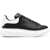 Alexander McQueen Leather Sneakers BLACK/WHITE