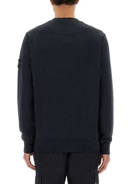 Bluze de trening Stone Island Regular Fit Sweatshirt BLUE Barbati (BM 18428674) 3