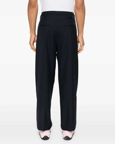 Pantaloni casual Marni Wool Pants BLUE Barbati (BM 18428722) 4