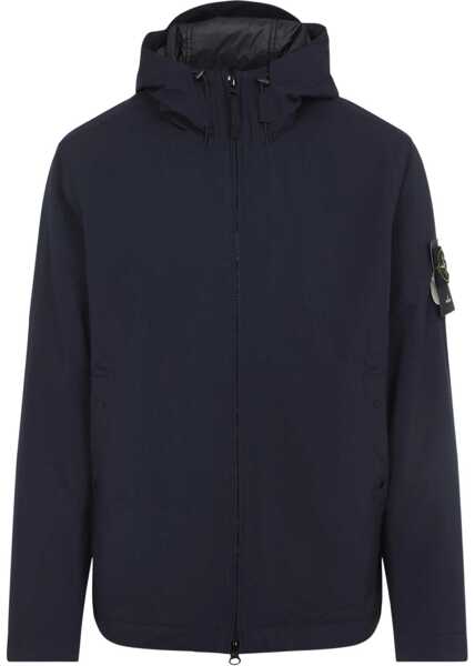 Jachete Stone Island Hooded Jacket BLUE Barbati (BM 18428731) 1
