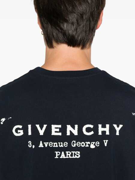 Tricouri Givenchy Regular Fit T-Shirt BLUE Barbati (BM 18428737) 4