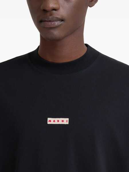 Tricouri Marni Mini Logo T-Shirt BLACK Barbati (BM 18428749) 5