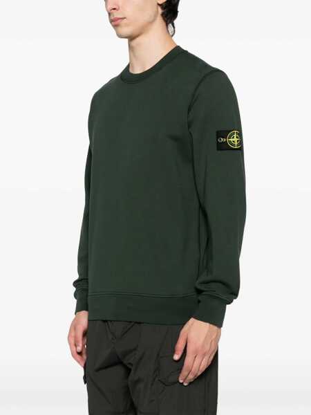 Bluze de trening Stone Island Regular Fit Sweatshirt I GREEN Barbati (BM 18428752) 3