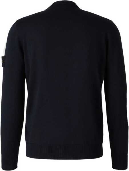 Pulovere Stone Island Rws Lightweight Wool Sweater BLUE Barbati (BM 18428755) 2