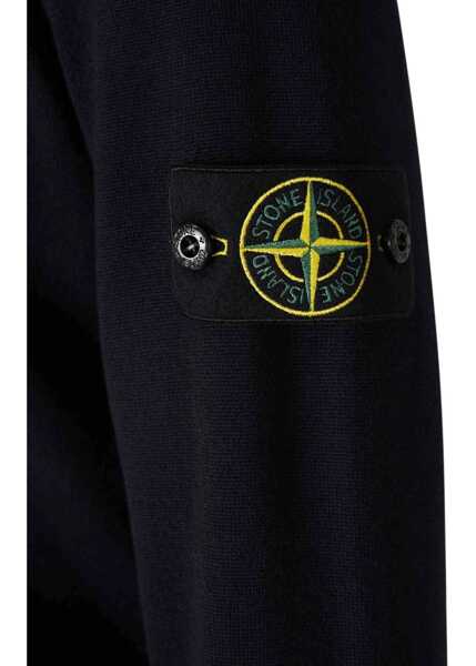 Pulovere Stone Island Rws Lightweight Wool Sweater BLUE Barbati (BM 18428755) 4