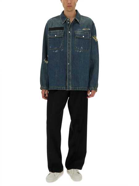 Camasi casual HELMUT LANG Denim Uniform Shirt BLUE Barbati (BM 18428782) 2