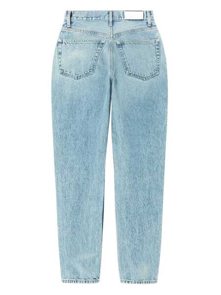 Blugi RE/DONE Re/Done High-Rise Boyfriend Jeans Navy Femei (BM 18429672) 5