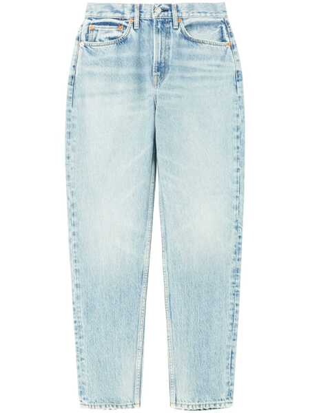 Blugi RE/DONE Re/Done High-Rise Boyfriend Jeans Navy Femei (BM 18429672) 1