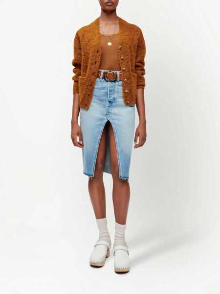 Fuste RE/DONE Re/Done Denim Skirt Navy Femei (BM 18429675) 2