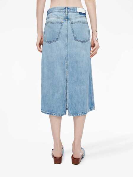 Fuste RE/DONE Re/Done Denim Skirt Navy Femei (BM 18429723) 3