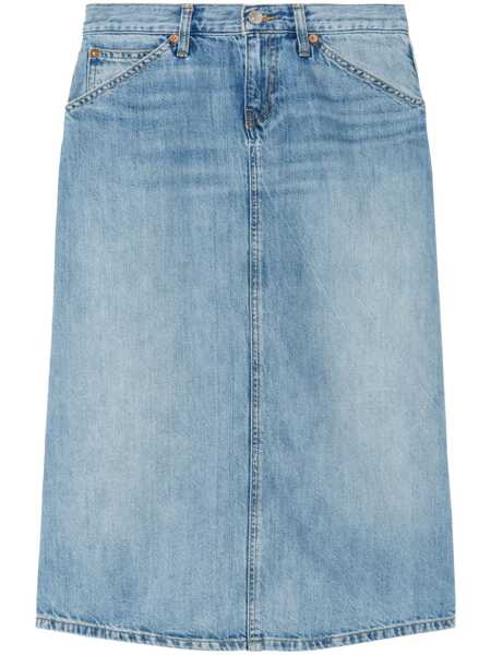 Fuste RE/DONE Re/Done Denim Skirt Navy Femei (BM 18429723) 1