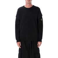 Pulovere Stone Island Brushed Organic Cotton Sweatshirt Barbati