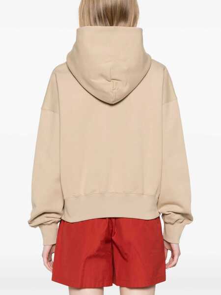 Bluze de trening Gucci Gucci Logo Hoodie Beige Femei (BM 18430632) 4