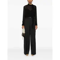 Bluze Dama - Bluze Gucci Gucci Pussy-Bow Silk Blouse Black Femei (BM 18430770) - B-mall.ro