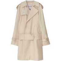 Paltoane Burberry Silk Blend Trench Coat Femei