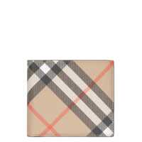 Portofele Burberry Check Print Wallet Barbati