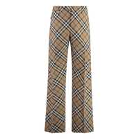 Pantaloni Burberry Wool Blend Trousers Barbati