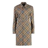 Rochii Burberry Belted Shirtdress Femei