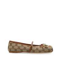 Balerini Gucci Horsebit Gg Supreme Ballet Flats Femei