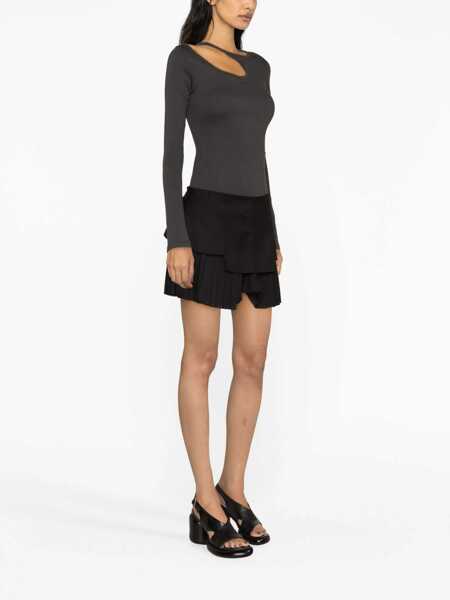 Fuste ANDREADAMO Andredamo Skirts Black Femei (BM 18431301) 4