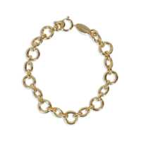Bijuterii 'Charlotte' Metallic Necklace With Chain-Link Design In Gold Plated Bronze Woman Femei