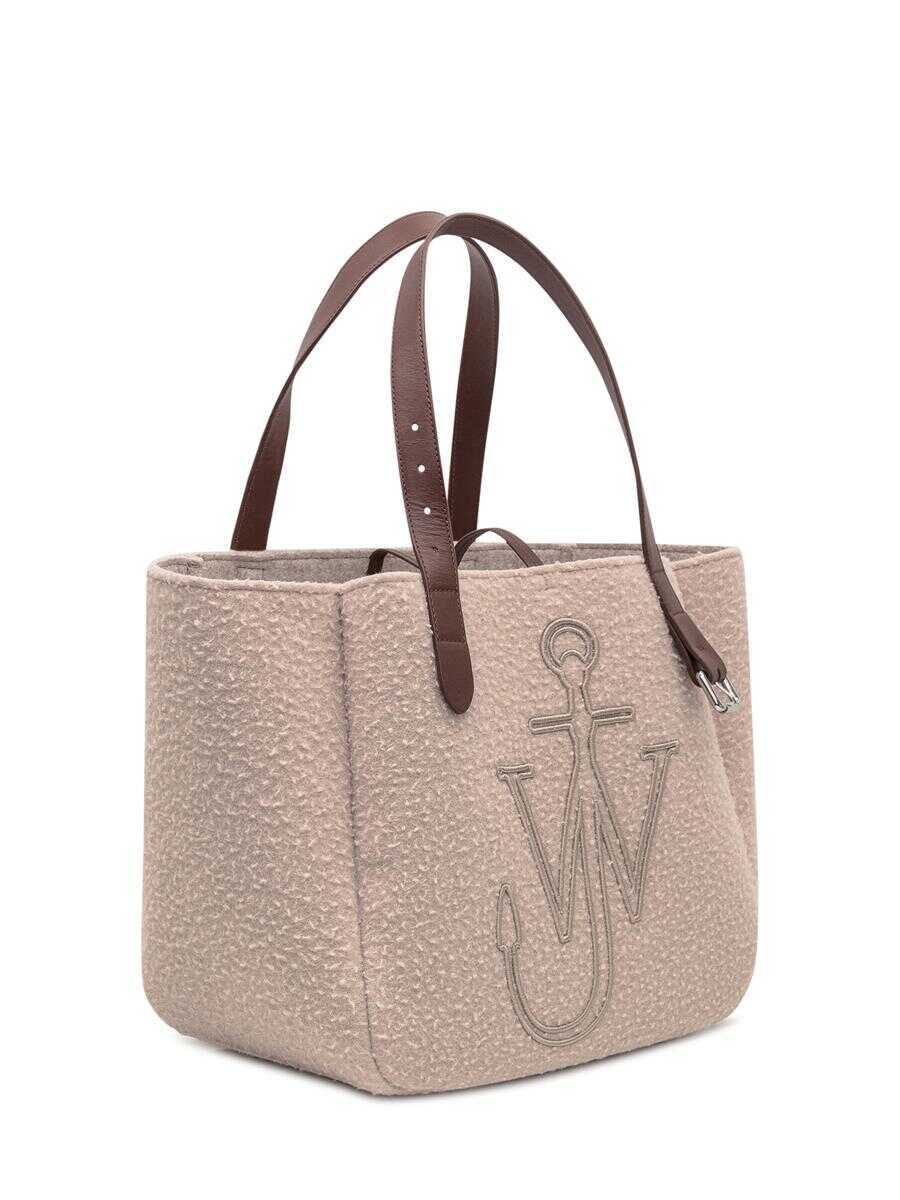 Genti de mana JW Anderson JW Anderson Tote Bag With Straps Beige Femei (BM 18431823) 2