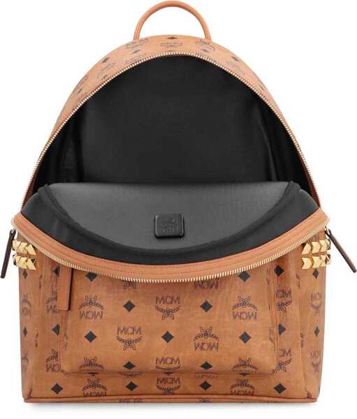 Rucsacuri MCM Mcm Visetos Stark Side Studs Backpack BROWN Femei (BM 18432375) 5