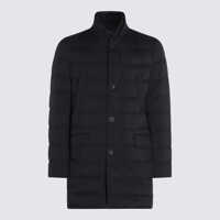 Geci de iarna Herno Navy Blue Down Jacket Barbati