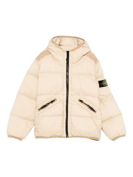 Geci de iarna Stone Island DOWN JACKET Beige Baieti (BM 18432741) 1