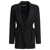 Max Mara Wool canvas blazer Black