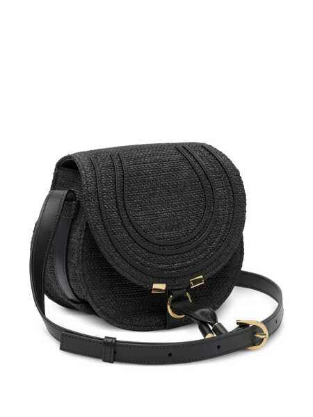 Genti tip postas Chloe Saddle Marcie crossbody bag Black Femei (BM 18432804) 2