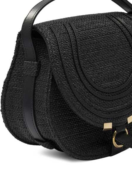 Genti tip postas Chloe Saddle Marcie crossbody bag Black Femei (BM 18432804) 4