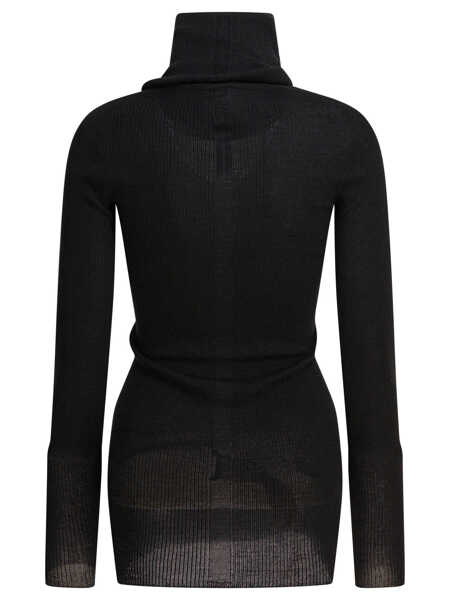 Pulovere Rick Owens LS Tube Sweater Black Femei (BM 18432855) 2
