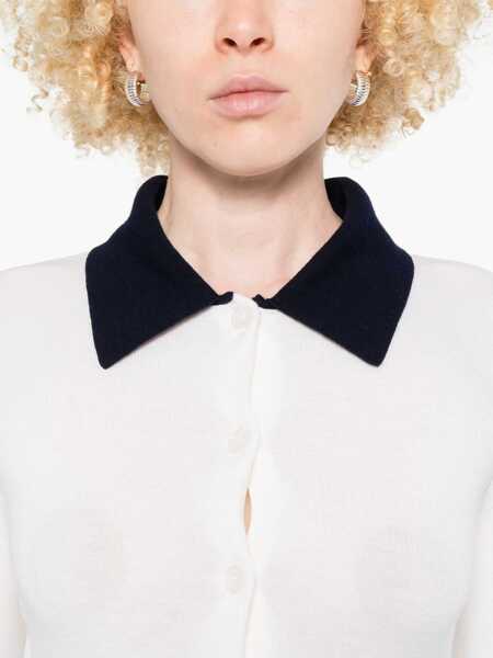 Cardigane Self-Portrait Merino wool cardigan Beige Femei (BM 18432909) 5