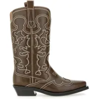 Cizme scurte Embroidered "Western" Boot Femei
