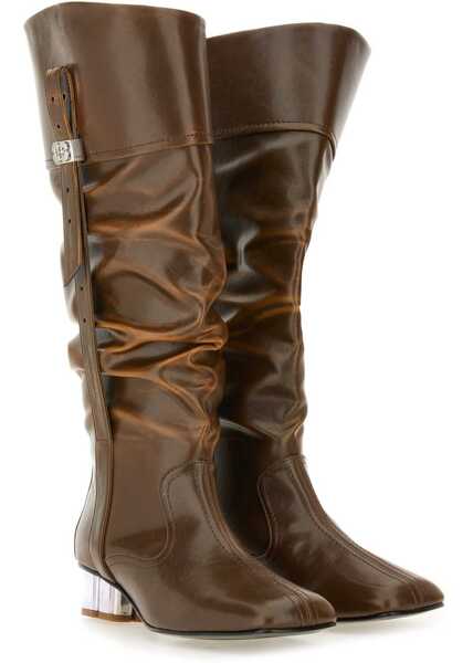 Cizme scurte Ganni Slouchy Boot Butterfly BLACK Femei (BM 18433051) 2