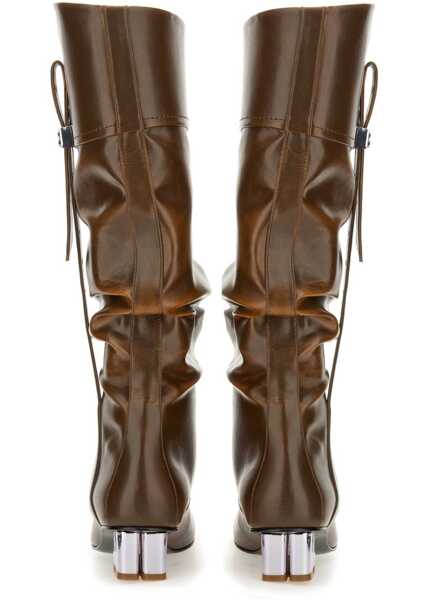 Cizme scurte Ganni Slouchy Boot Butterfly BLACK Femei (BM 18433051) 4