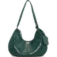 Genti de umar Ganni Medium Croco Hobo Bag