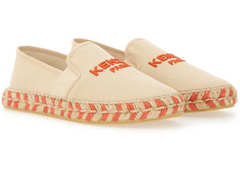 Balerini Kenzo Espadrille With Logo BEIGE Femei (BM 18433057) 2