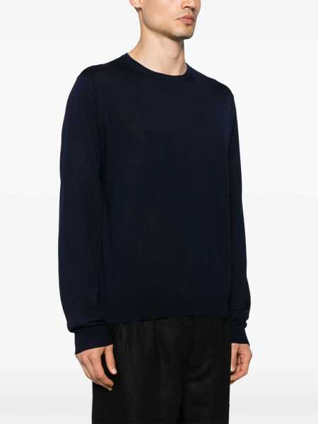 Tricouri Polo SUNFLOWER Wool Polo. BLUE Barbati (BM 18433060) 3