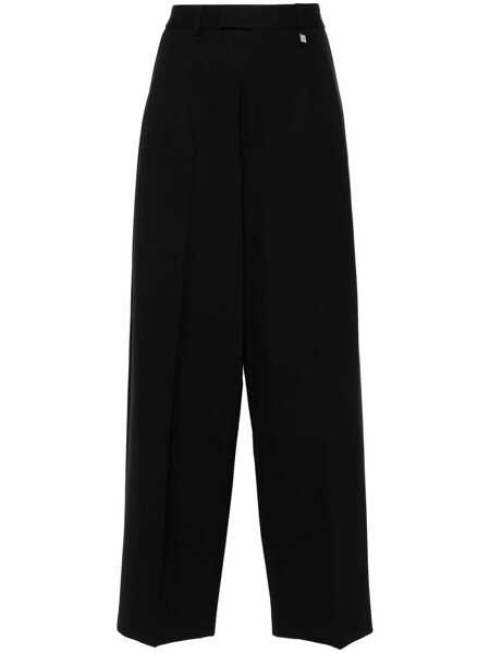 Pantaloni casual GIUSEPPE DI MORABITO Giuseppe Di Morabito Wool Trousers Black Femei (BM 18434079) 1