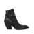 Versace Versace Leather Ankle Boots Black