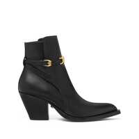 Bocanci Versace Leather Ankle Boots Femei