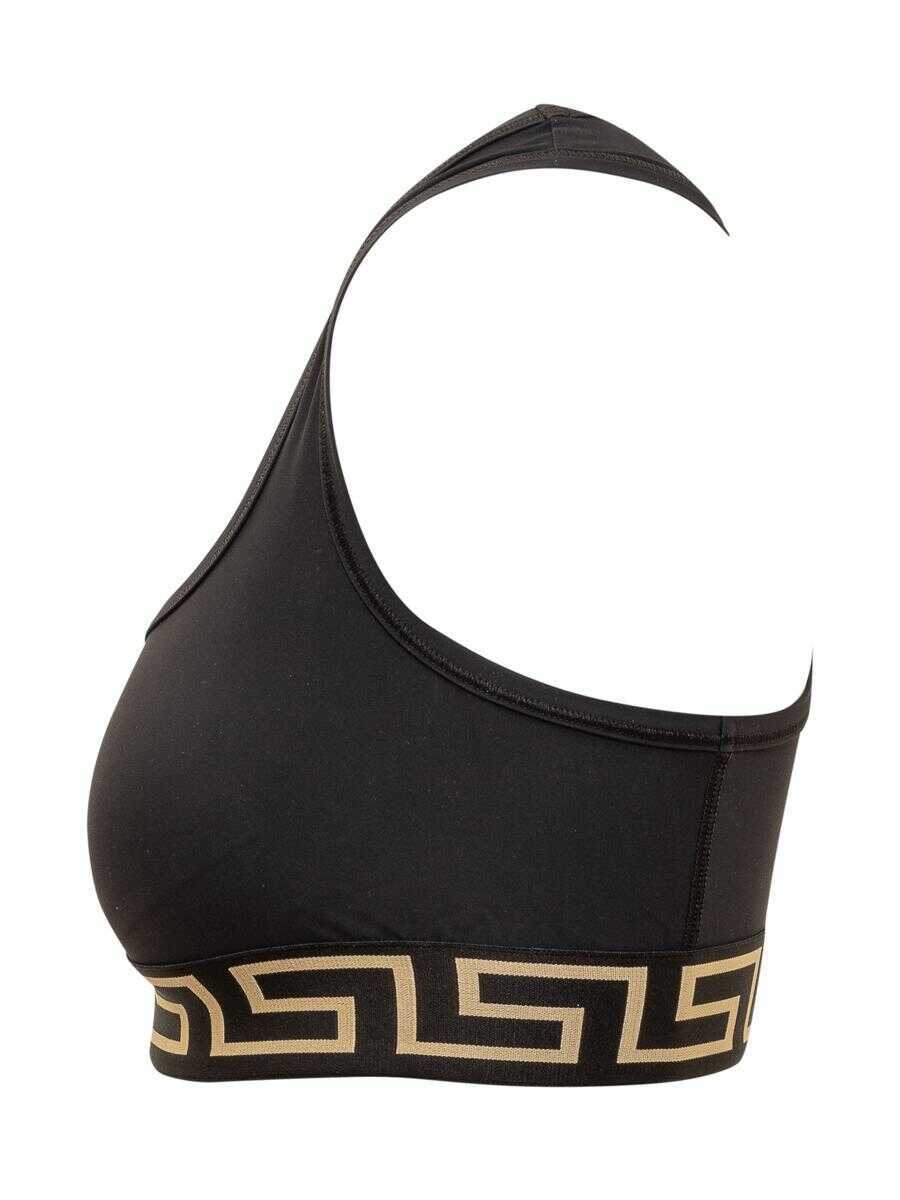 Topuri Versace Versace Top With Greca Black Femei (BM 18434340) 3