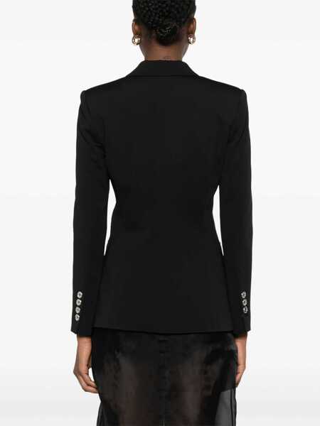 Geci Pinko Pinko New Signum Single-Breasted One Button Jacket Black Femei (BM 18435087) 4
