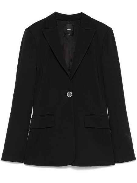 Geci Pinko Pinko New Signum Single-Breasted One Button Jacket Black Femei (BM 18435087) 1